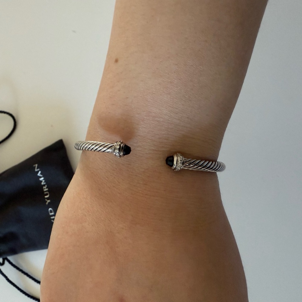 David Yurman Cable Classic Bracelet with Gemstones and Diamonds